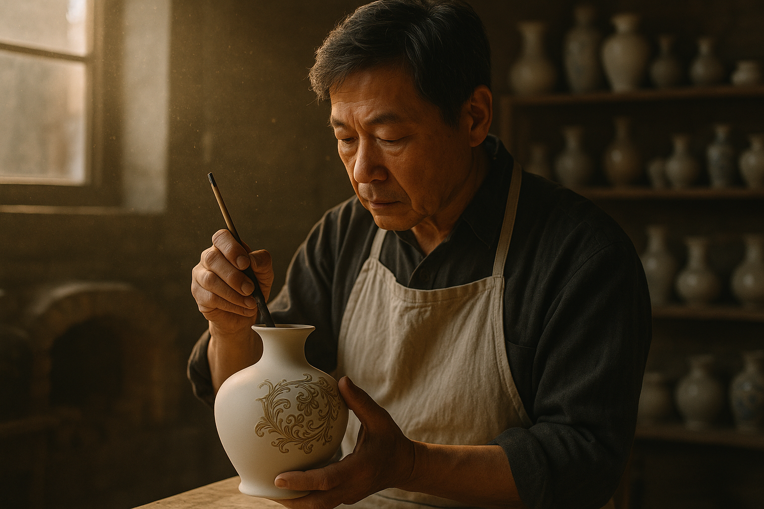 歐文瓷職人手工繪瓷