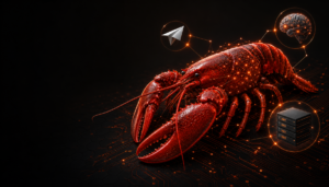 龍蝦 OpenClaw 安裝指南封面 — AI Agent 系統視覺